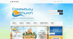 Desktop Screenshot of cokesburychurch.com