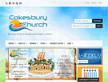 Tablet Screenshot of cokesburychurch.com
